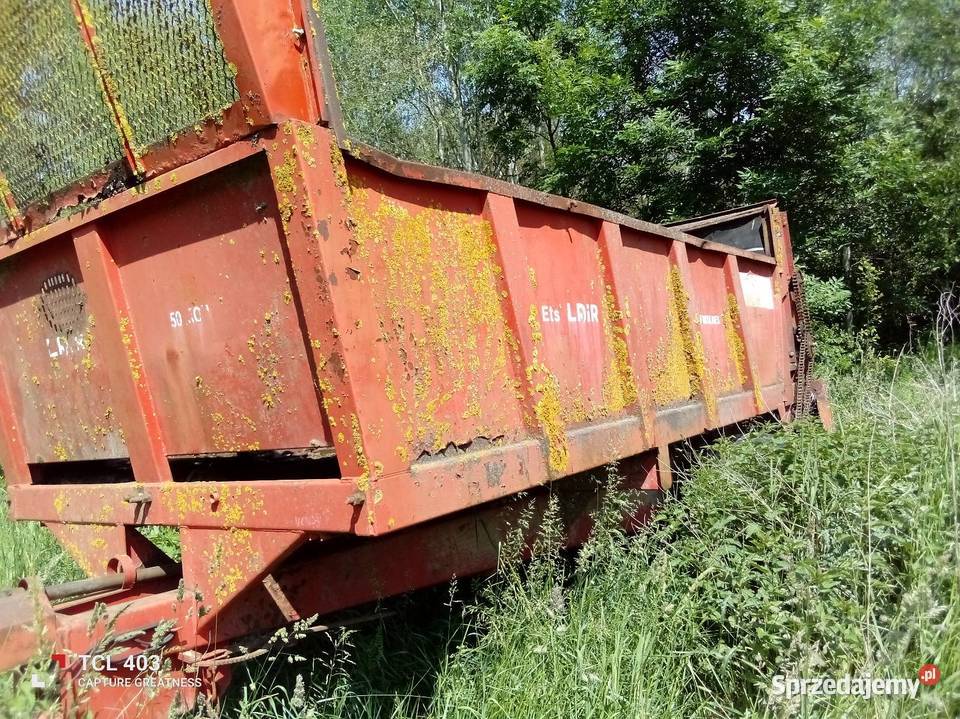 Rozrzutnik 8Ton Jeantil EP2080 Likwidacja Bielsk Podlaski