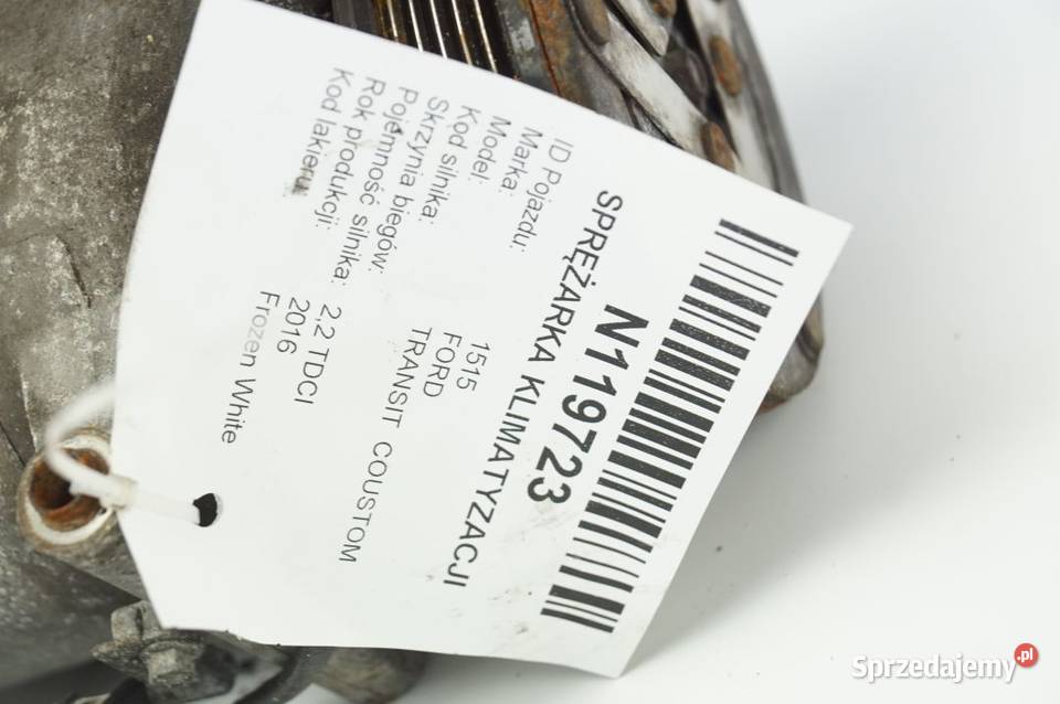 BK2119D629AE COUSTOM SPRĘŻARKA KLIMATYZACJI kujawsko-pomorskie Lipno sprzedam