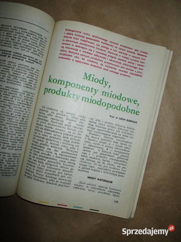 Poradnik rolnika pszczelarza 1987 kalendarz łódzkie