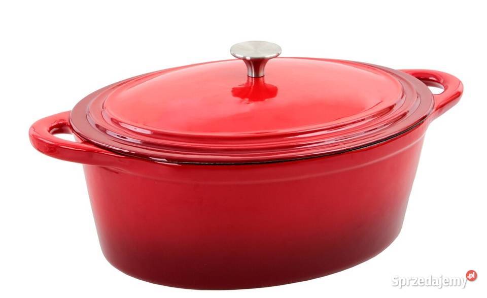 7L żeliwna brytfanna z samopodlewającą pokrywką Warszawa