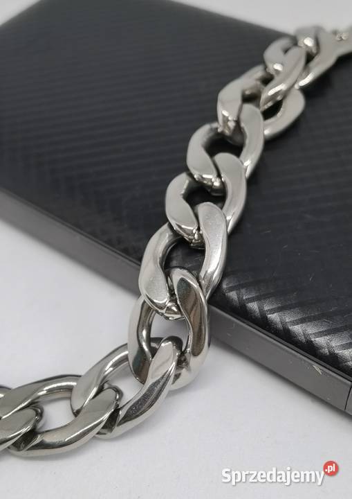 Damska bransoletka pancerka stal nierdzewna 12mm Kołobrzeg sprzedam