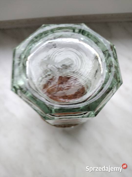 Gruby słoiczek z pokrywką korkową vintage Choszczno sprzedam