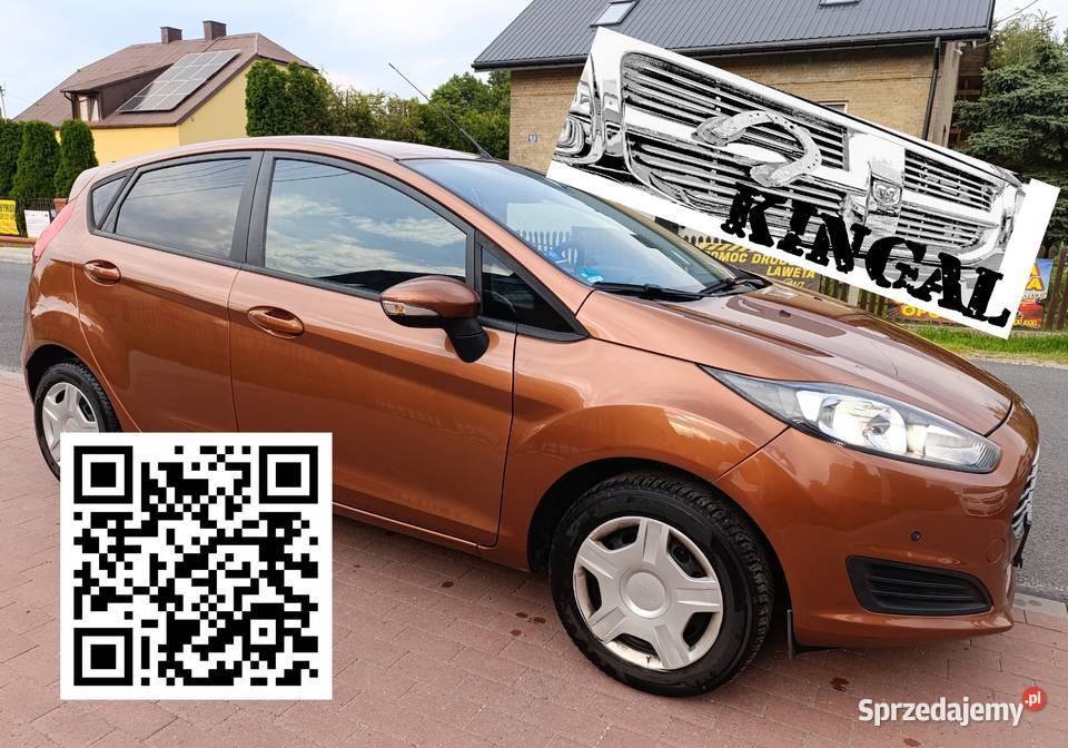 Ford Fiesta 12 benzyna 2014r 5 drzwi nieuszkodzony Fiesta Ford Lgota-Mokrzesz