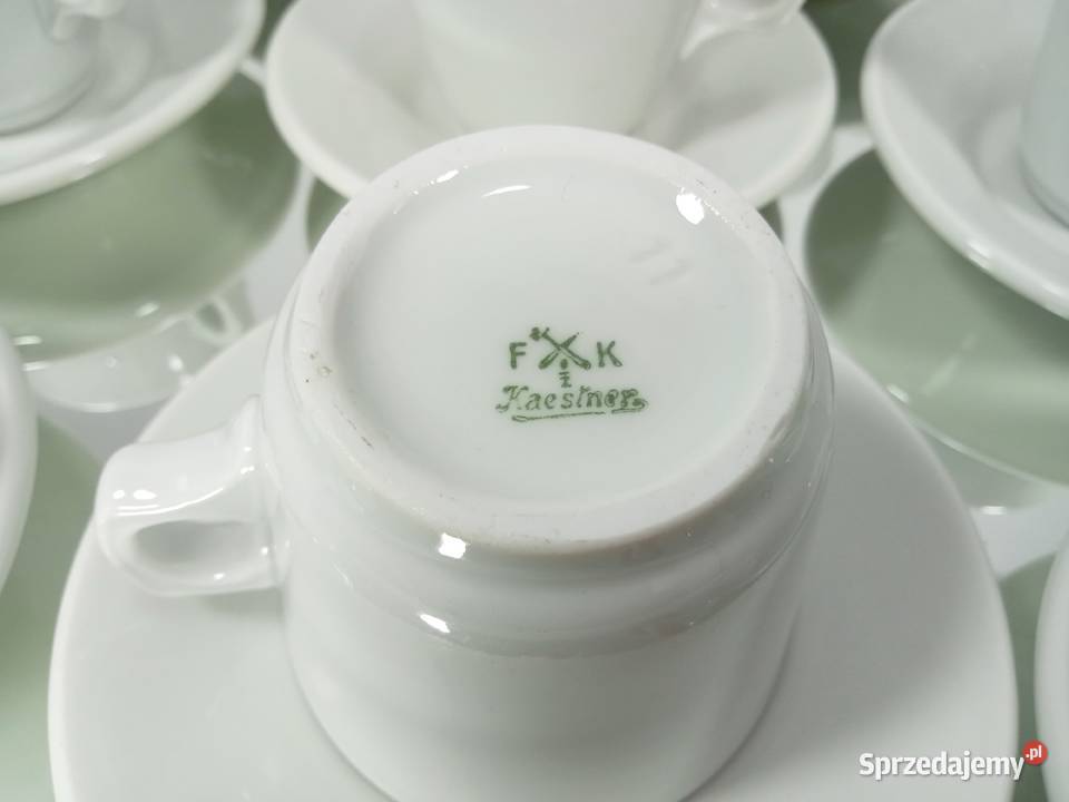 Zestaw filiżanek Porzellanmanufaktur Friedrich lubuskie Zielona Góra