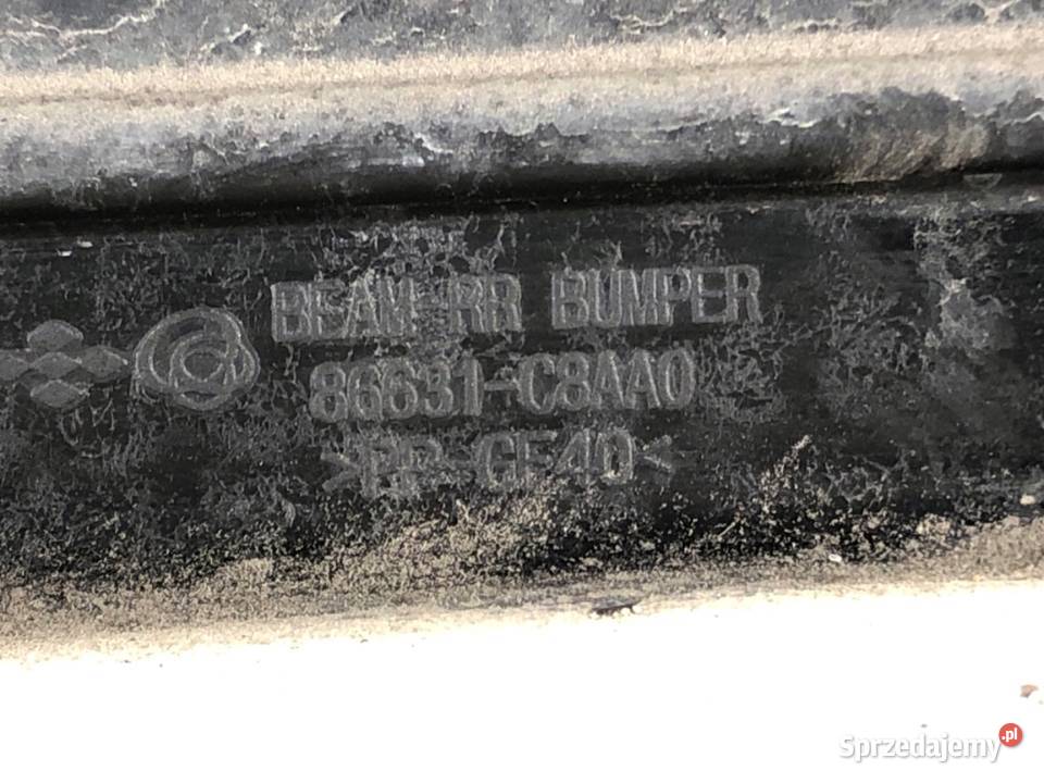 BELKA ZDERZAKA TYŁ HYUNDAI i20 II Hatchback