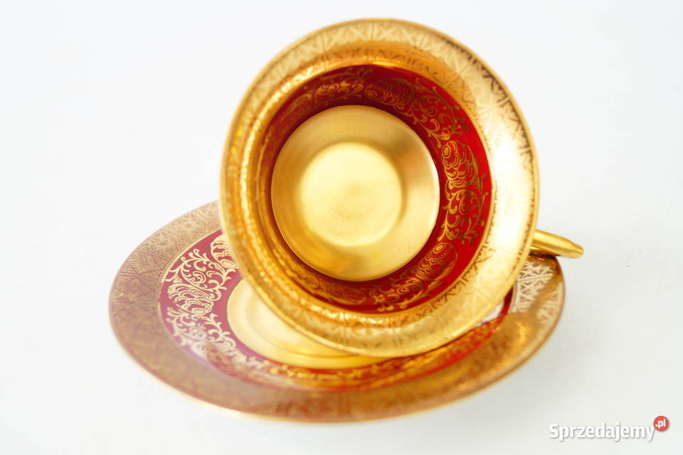 Eschenbach filiżanka do mokki espresso złocona Gizałki