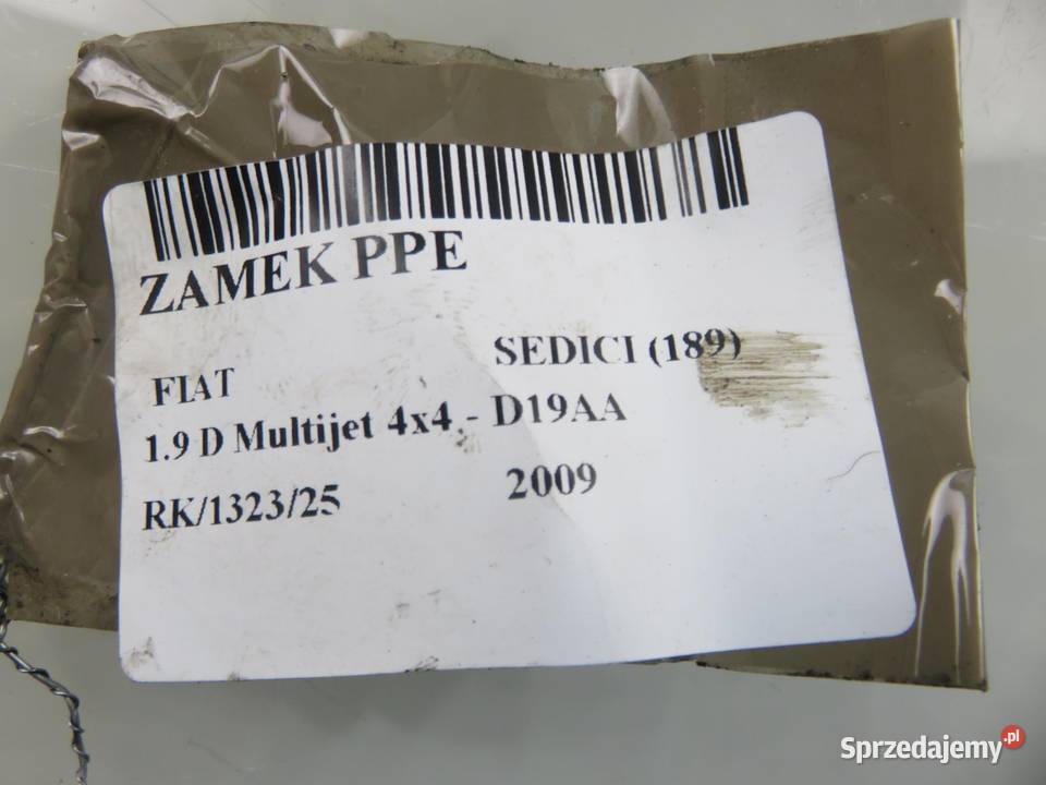 ZAMEK PRAWY PRZEDNI FIAT SEDICI 189 małopolskie sprzedam