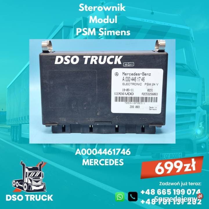 A0004461746 PSM Simens VDO Sterownik Modul Pozostałe Wyposażenie wnętrza Zawichost