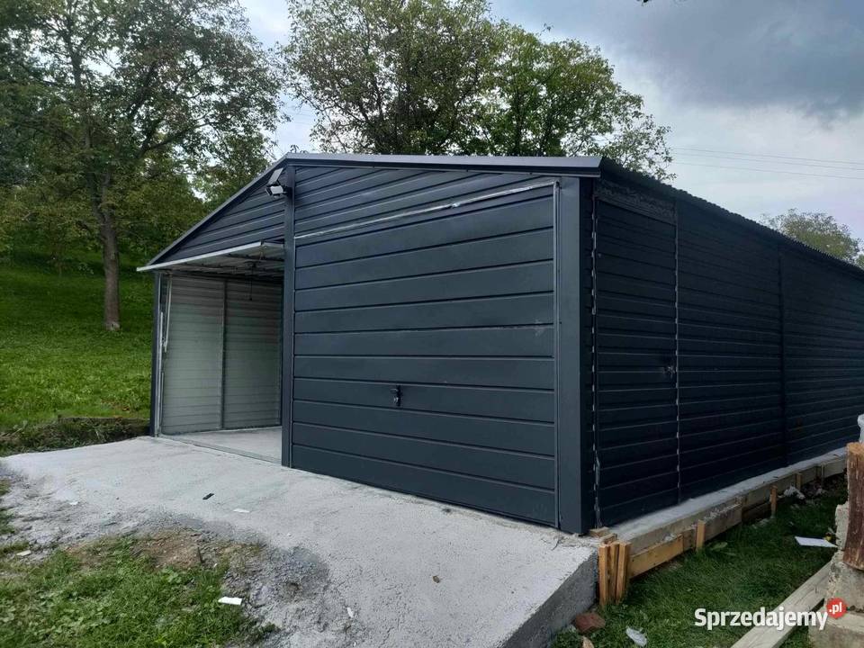 Garaż blaszany garaż podwójny 6x5 garaże na 30m2