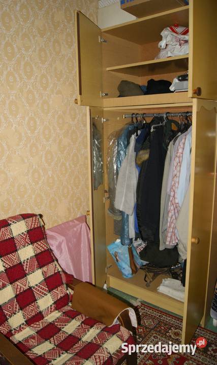 Szafa ubraniowa 2 drzwiowa z nadstawką 90cm Pabianice