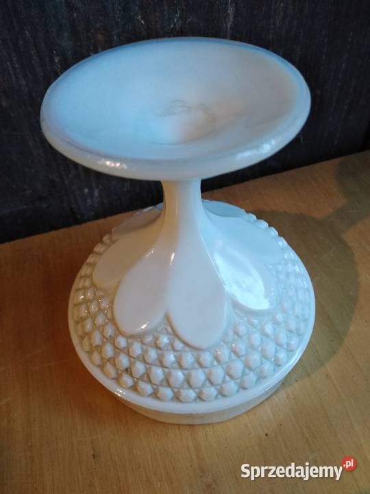 Biała cukiernica porcelana Ząbkowice PRL Dąbrowa Górnicza