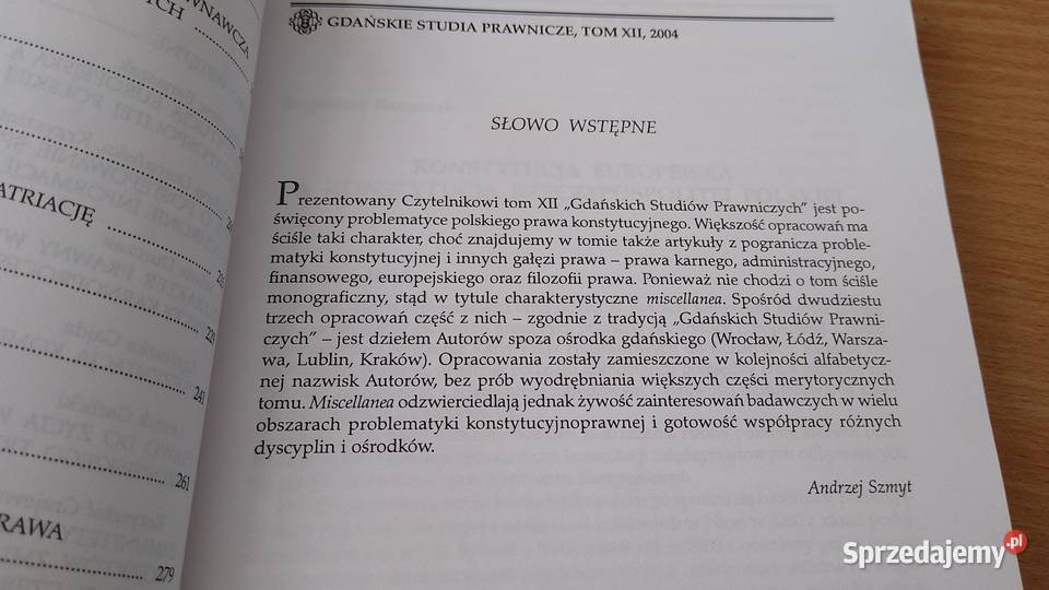 GDAŃSKIE STUDIA PRAWNICZE 12 2004 Miscellanea Gdańsk