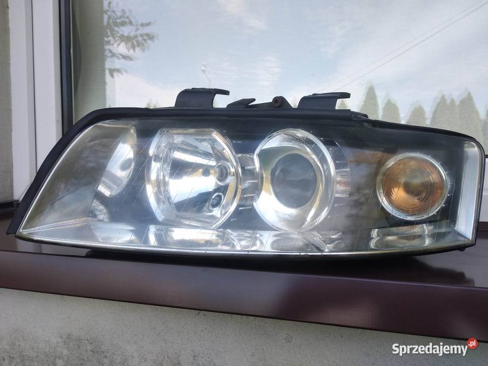 Audi A4 B6 lampy przednie reflektory H7 komplet Sieradz sprzedam