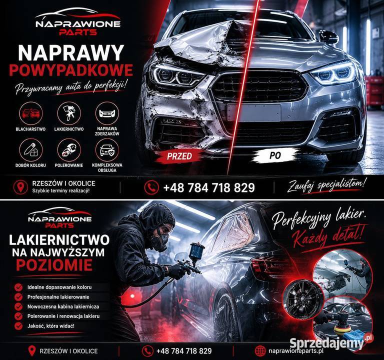 Blacharz Lakiernik samochodowy Naprawy