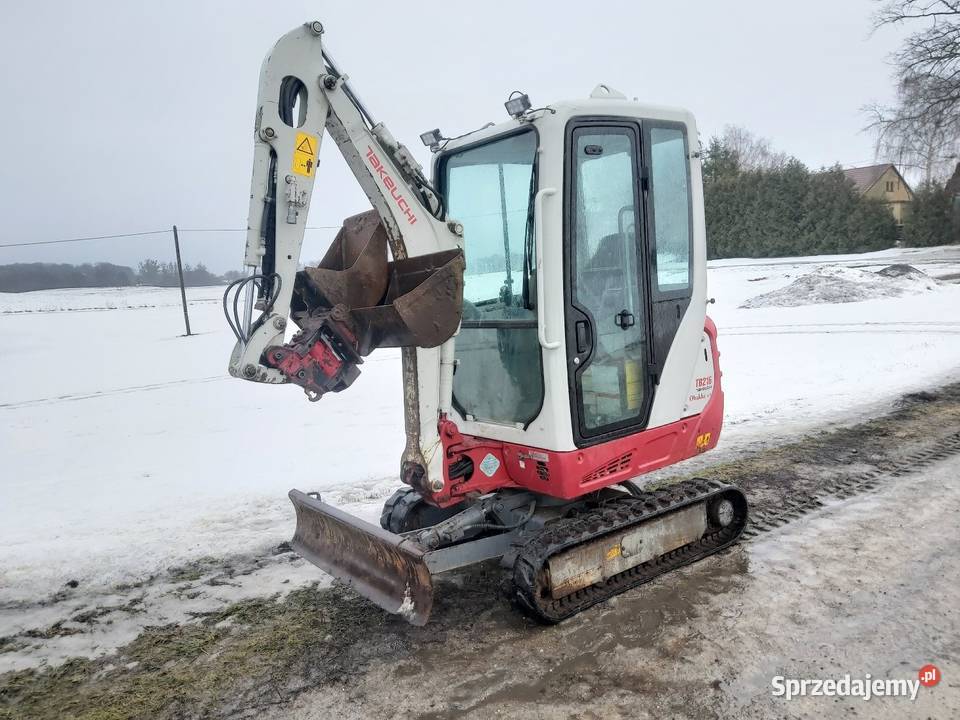 Minikoparka Takeuchi TB 216 prod 2015 nie