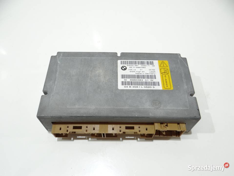 MODUŁ SENSOR PODUSZEK POWIETRZNYCH BMW E60 Strzyżewice