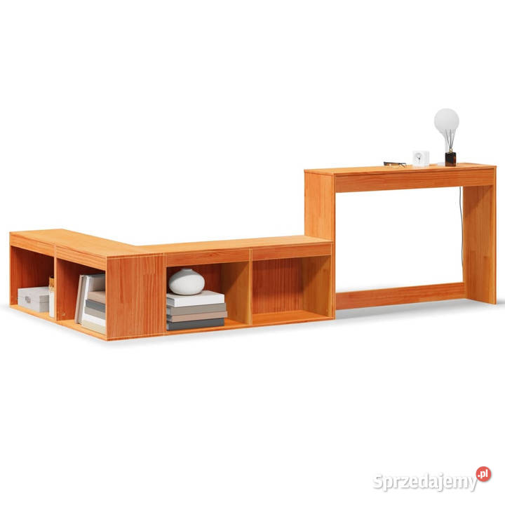 Szafka nocna z biurkiem woskowy brąz 222x122x75 Warszawa