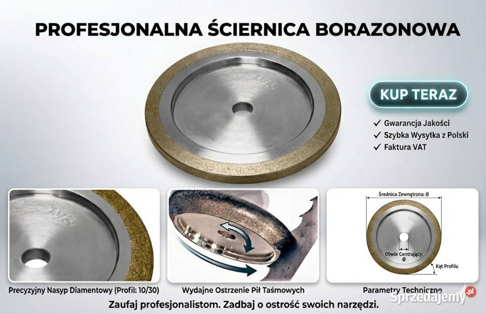 ŚCIERNICA BORAZONOWA BORAZON DO OSTRZENIA PIŁ mazowieckie Siedlce