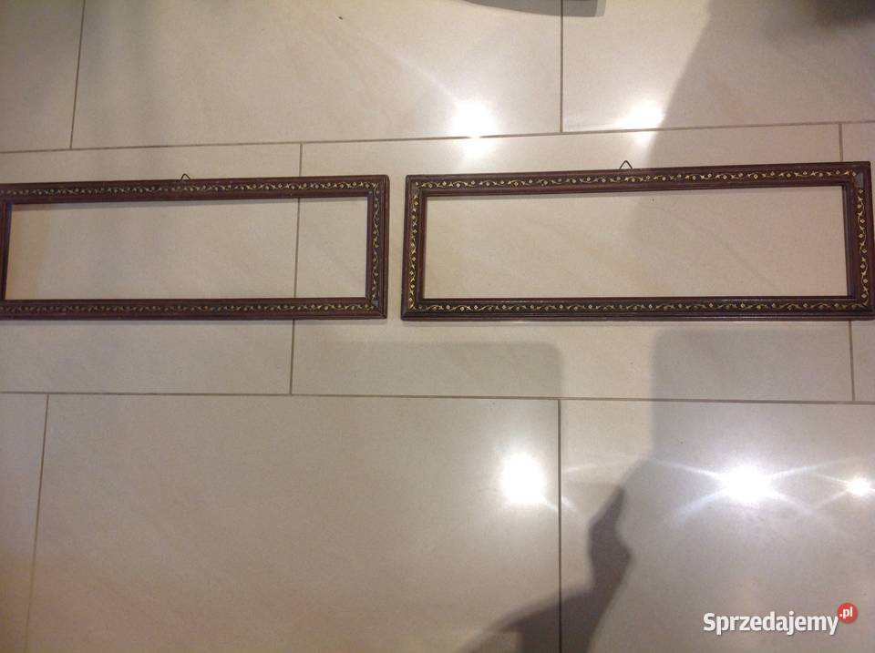 Stare Ramki Ramy Drewniane Zdobione lubuskie