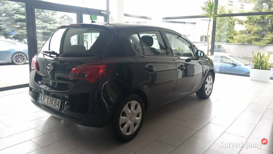 Opel Corsa Enjoy 14 75 salon Polska bezwypadkowa czarny Corsa Łódź sprzedam