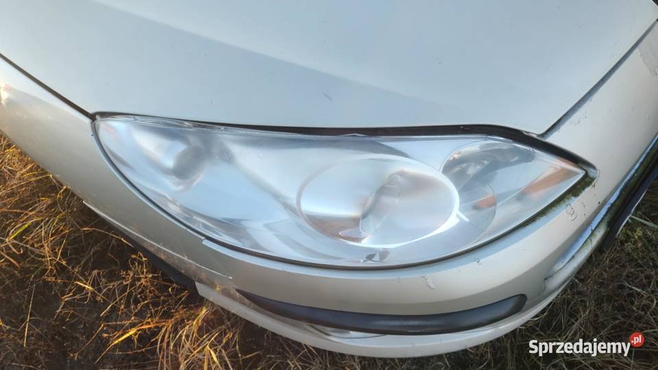 Reflektor lampa prawa przód przednia Peugeot 407 Książ Wielkopolski