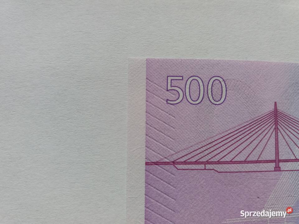 Banknot 500 EURO stan AU I Zawiercie