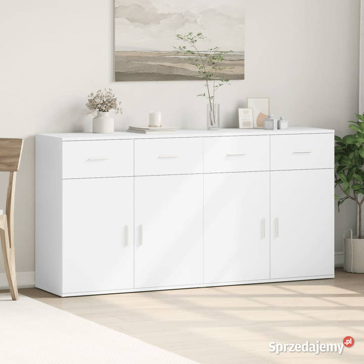 Szafki 2 białe 79x38x80 materiał drewnopochodny Warszawa