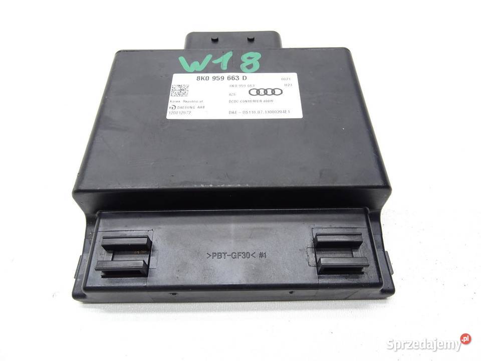 MODUŁ STEROWNIK STABILIZATOR NAPIĘCIA 8K0959663D sprzedam