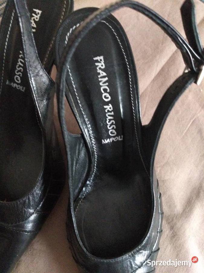 Unikatowe czarne szpilki Franco Russorozmiar Radom sprzedam