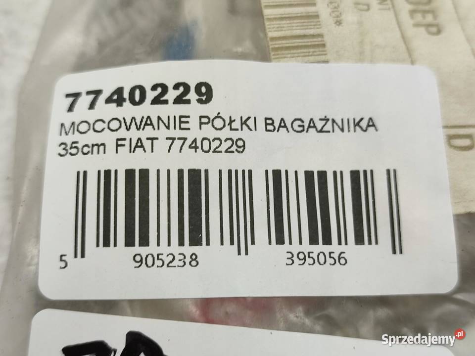 SZNUREK PÓŁKI BAGAŻNIKA FIAT PUNTO 19992012 osobowe