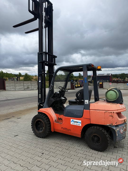 wózek widłowy TOYOTA 7FGJF35 LPG 3500 6800mtg