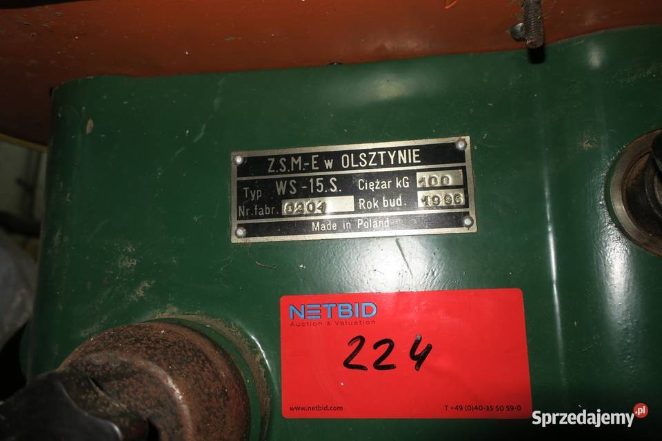 Wiertarka stolowa WS15 Lidzbark Warmiński