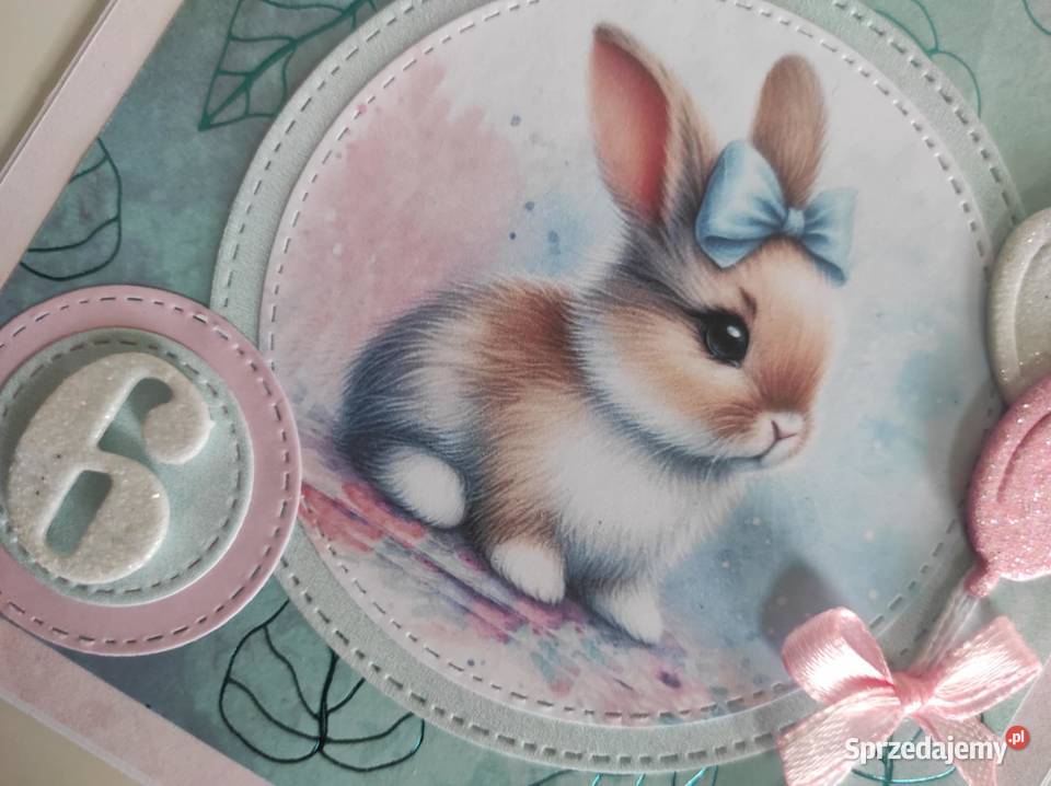 Kartka okolicznościowa ręcznie robiona na Łódź