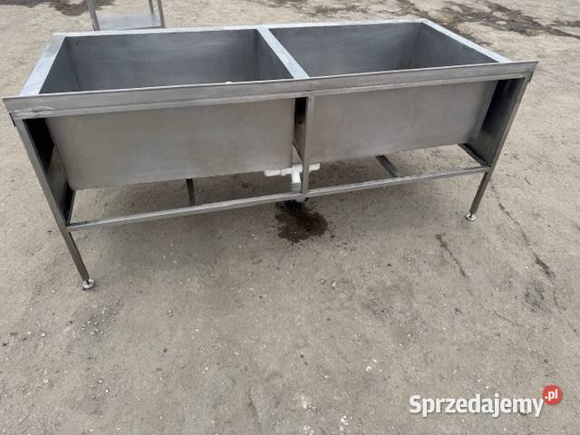 Basen gastronomiczny dwukomorowy duży głęboki