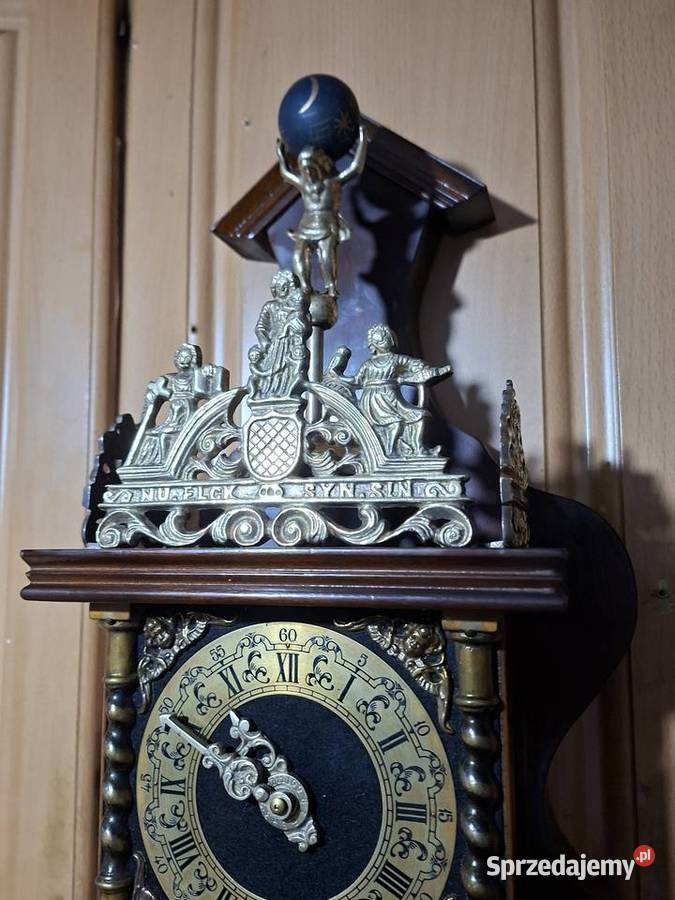 Holenderski zegar wiszący Atlas Rzeszów