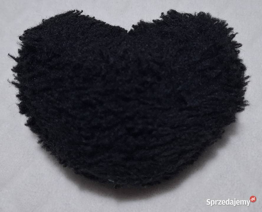 Serce serduszko czarne breloczek zawieszka Maskotki Czeladź sprzedam