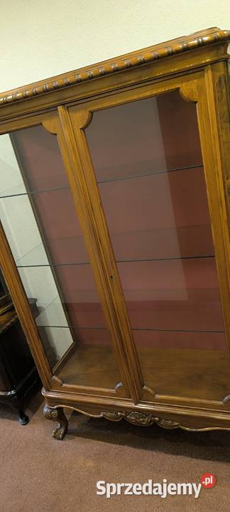 Stylowa Witryna Antyk Drewno Szkło Darłowo sprzedam