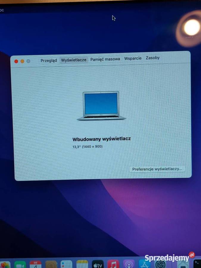 MacBook Air 13 2015 4GB RAM 128GB na zasilaczu Apple Warszawa