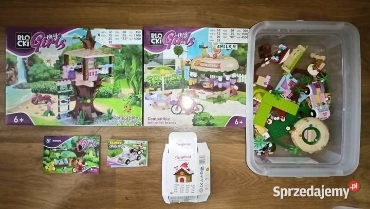 Klocki Blocki Kloksy dzieci różne zestaw st