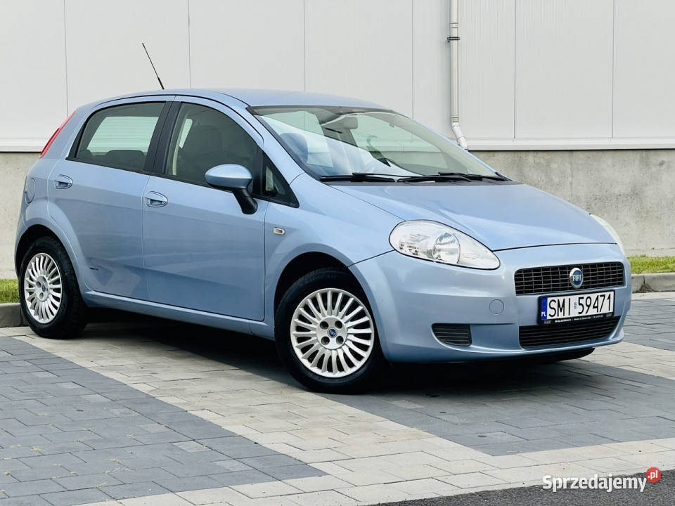 Fiat Grande Punto 14 Benz Zadbany światła do jazdy dziennej śląskie