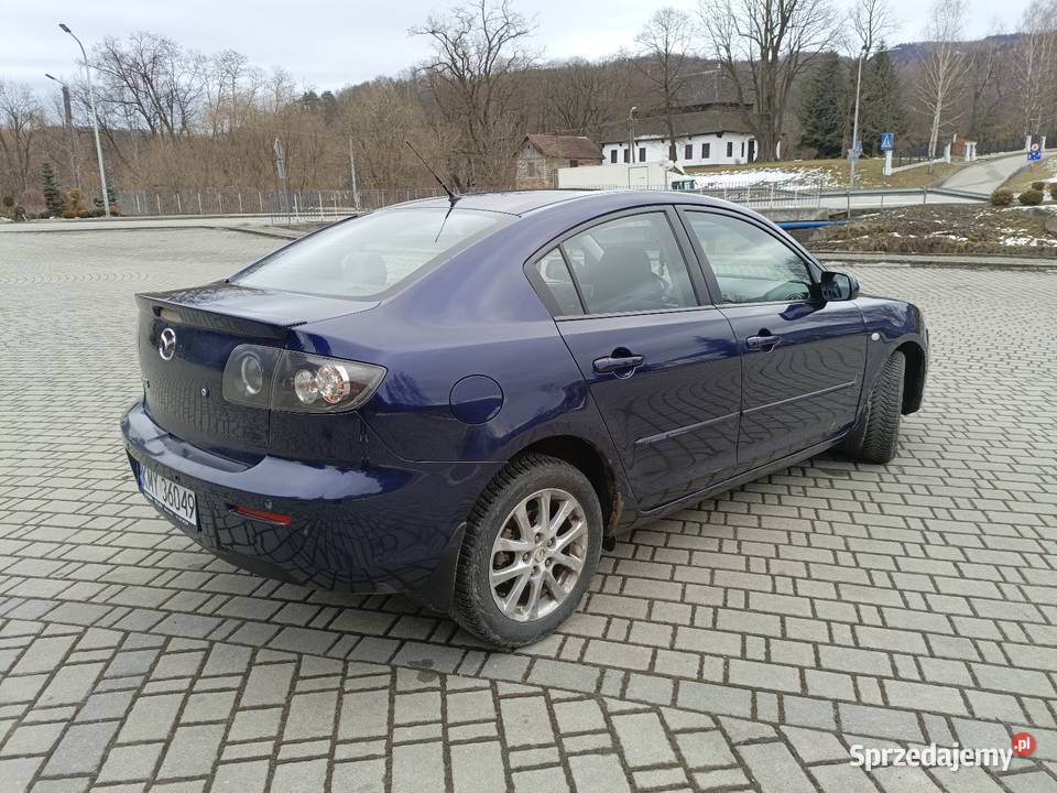 Mazda 3 2008 16 Diesel granatowy Laskowa