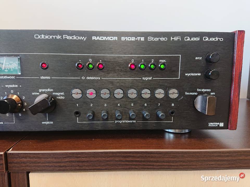Radmor 5102TE Amplituner HiFi Quasi Quadro Amplitunery Tychy sprzedam