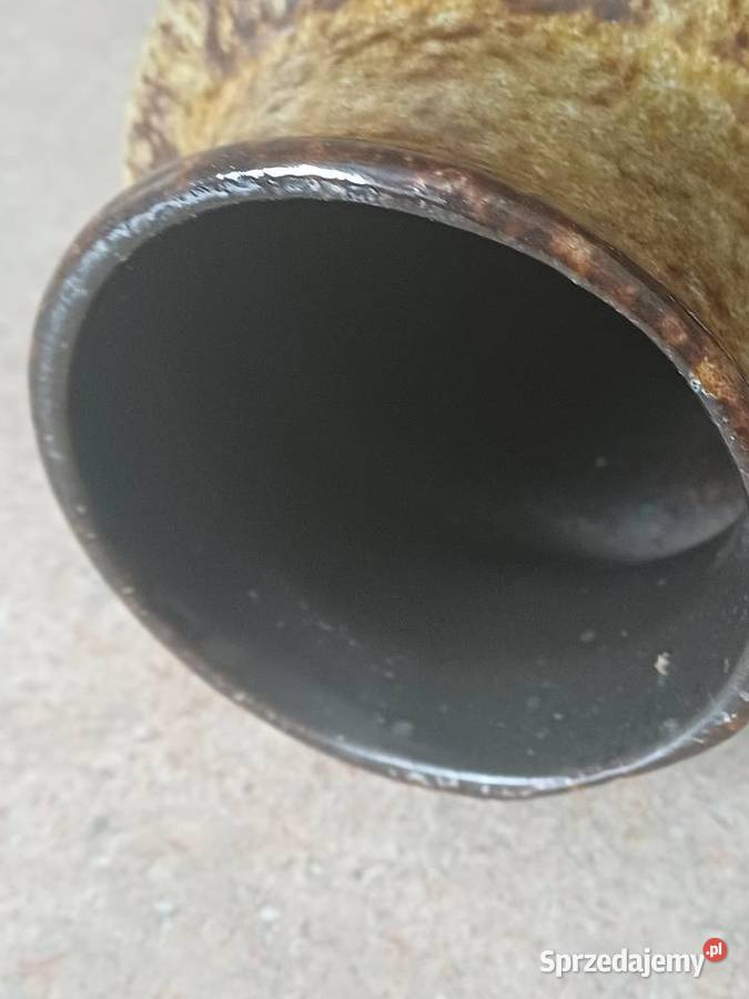 vintage wazon Strehla Porcelana i szkło Nowy Targ