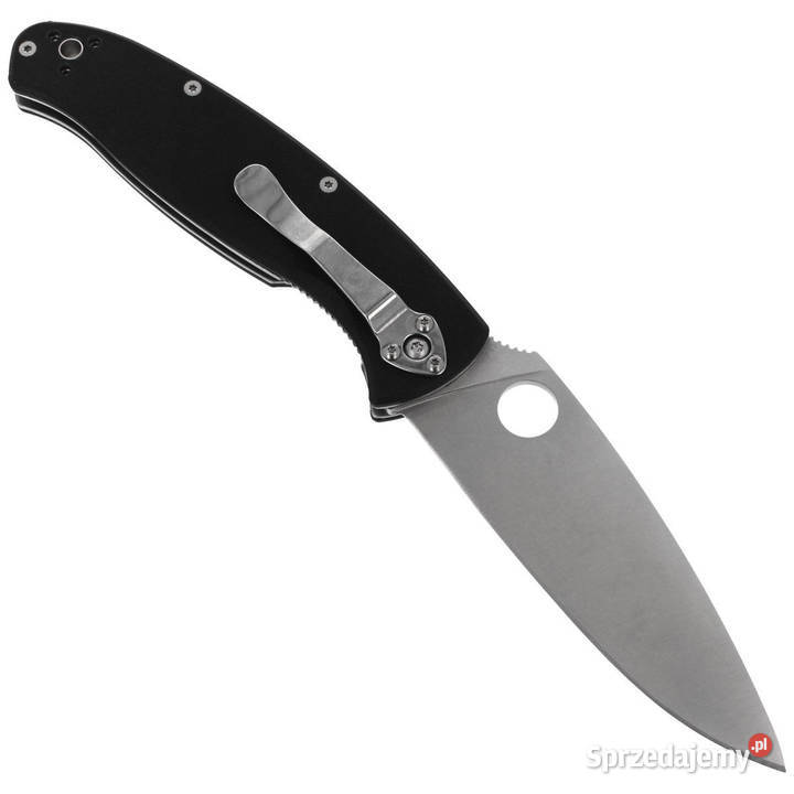 Nóż składany Spyderco Resilience G10 Black Plain Warszawa