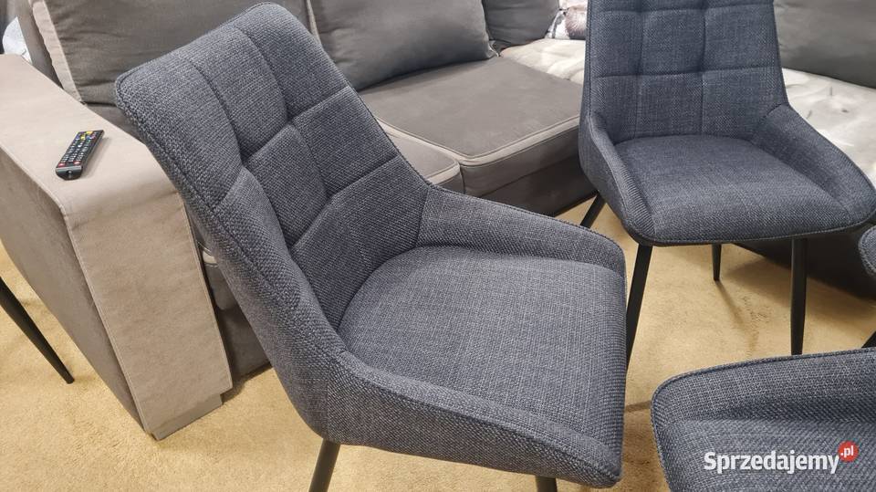 krzesła GLAMOUR szare PLAMOODPORNE NOWE świętokrzyskie Ostrowiec Świętokrzyski sprzedam