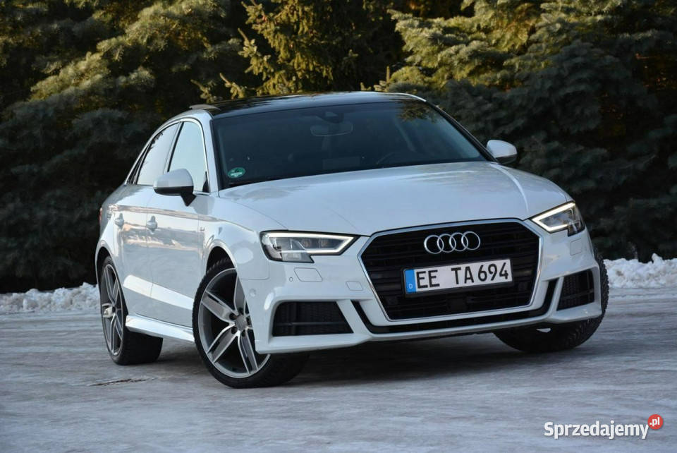 Audi A3 Limousine FullLed 2xSLine Virtual Radar elektryczne lusterka Ostrów Mazowiecka