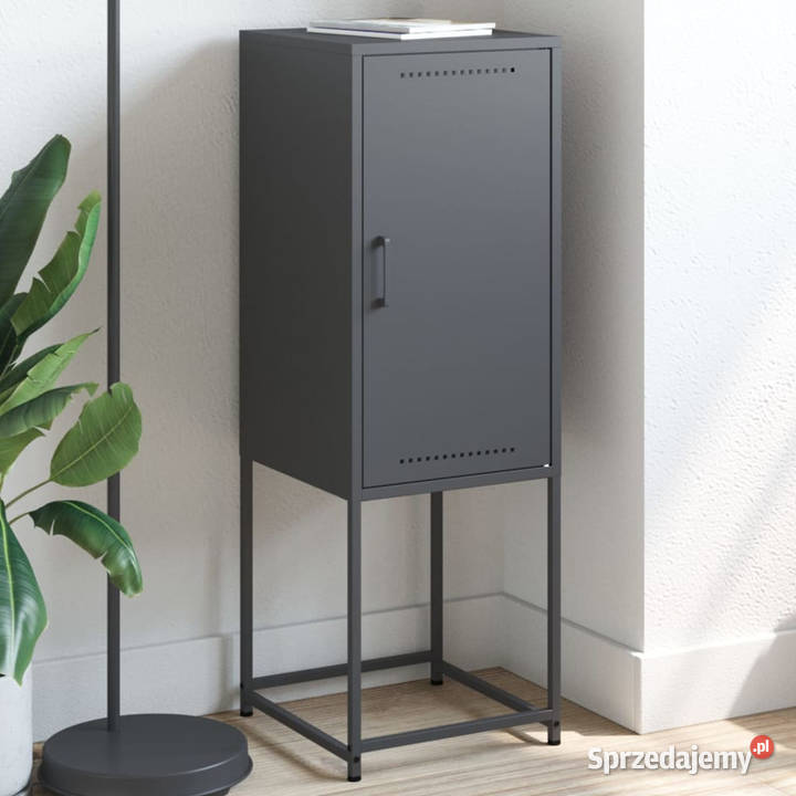 Szafka antracytowa 36x39x107 stal WM846532 Warszawa