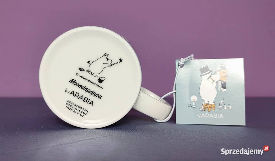 MUMINKI kubek Moomin Arabia Finland z naklejką Jasień sprzedam
