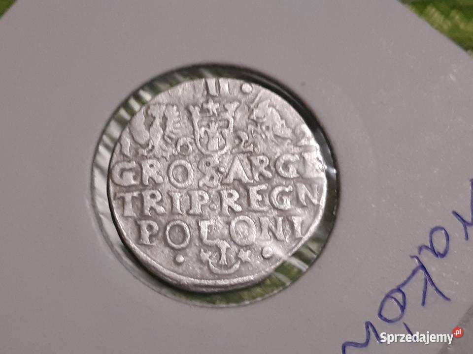 moneta srebrna polska Zygmunta III Waza z 1622r podlaskie Łomża