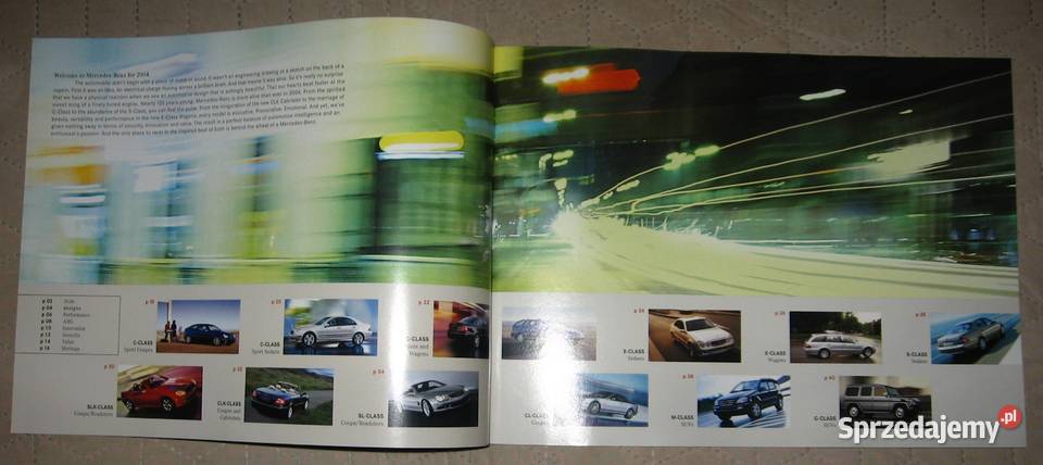 Mercedes Benz 2004 prospekt katalog Pozostałe Kępice